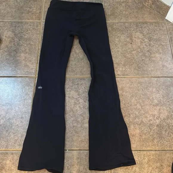 ALO yoga Airbrush High-Waist Bootcut Legging black size medium - Picture 3 of 7